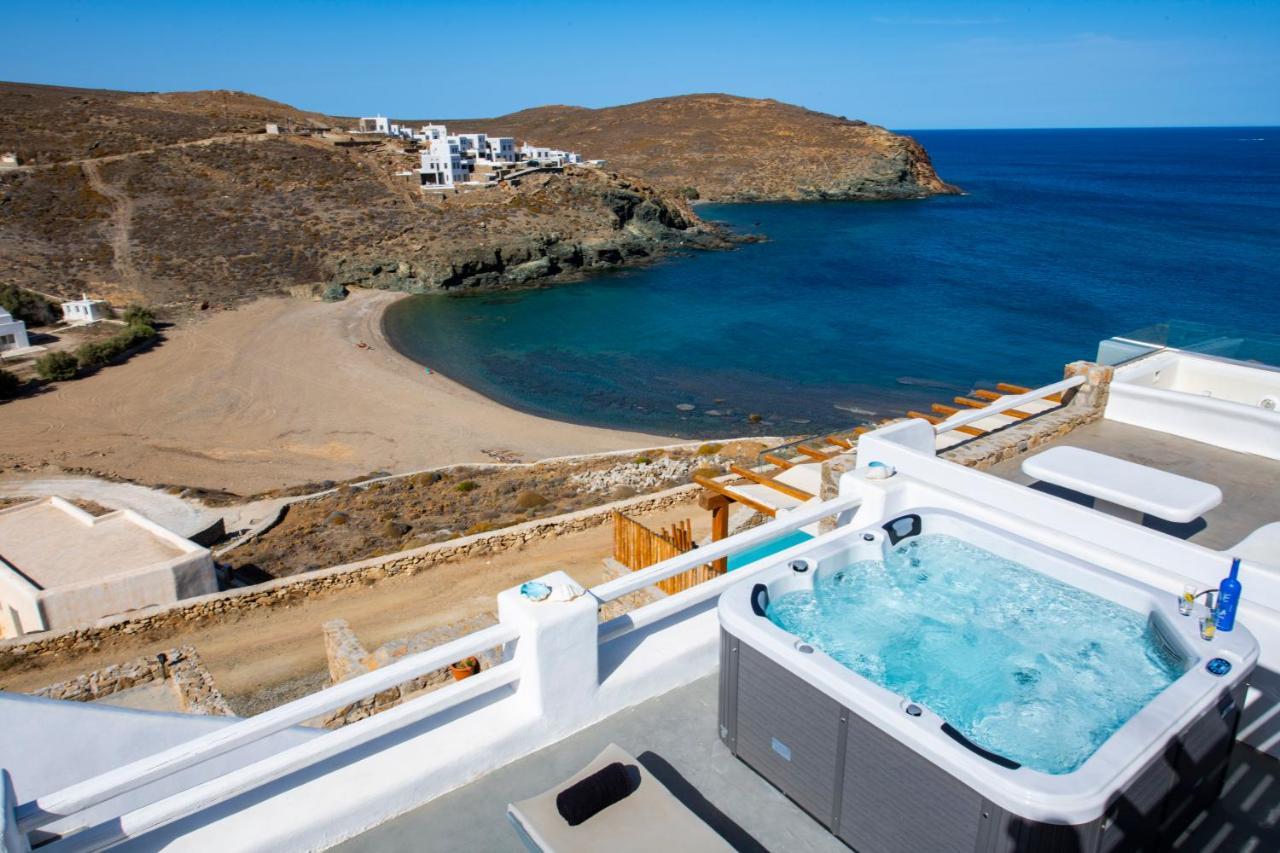 Villa Merhia Seaview Oasis With Pool & Hot Tub Merchia Beach Exterior foto