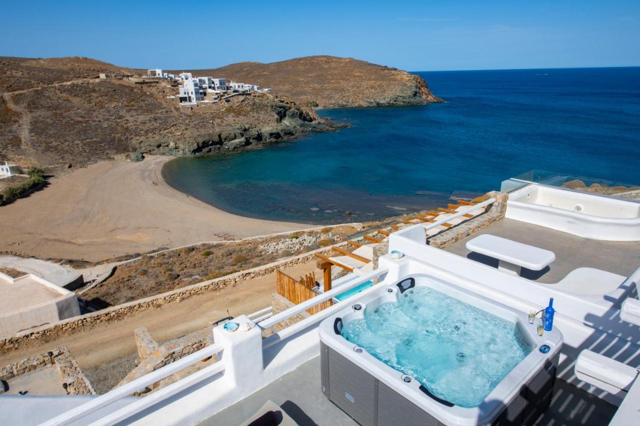 Villa Merhia Seaview Oasis With Pool & Hot Tub Merchia Beach Exterior foto