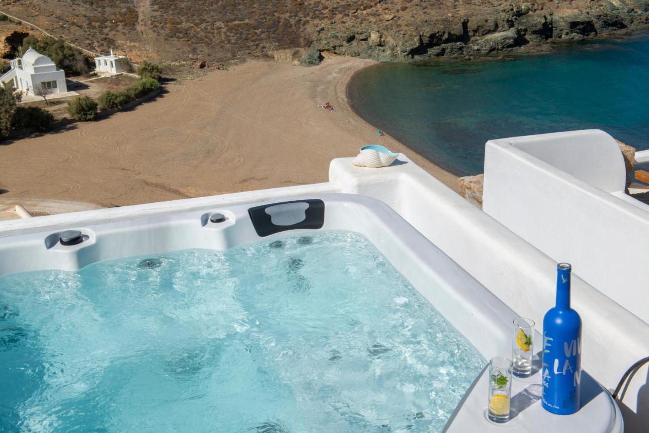 Villa Merhia Seaview Oasis With Pool & Hot Tub Merchia Beach Exterior foto